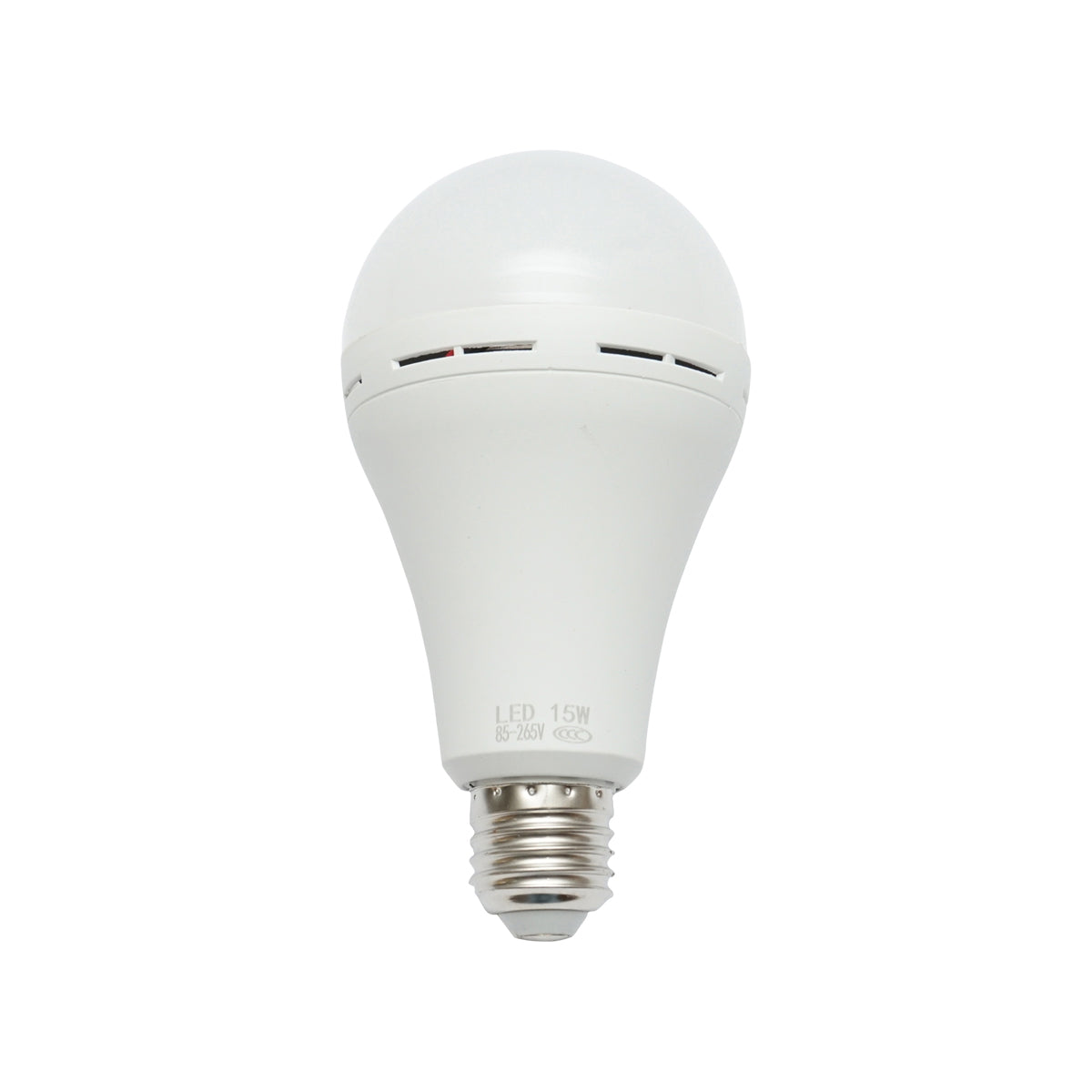 LED bulb 15W, 220V, E27, cold light 6500K, emergency with backup system and rechargeable battery 1200mah